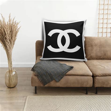 chanel throw pillows|chanel blanket throw.